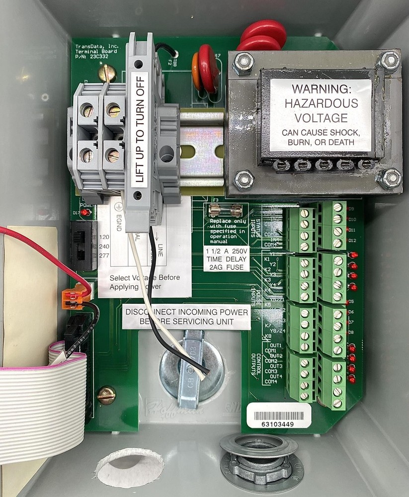TRANSDATA SERIES 6000 SSR-6000 8-CH SOLID STATE DEMAND RECORDER