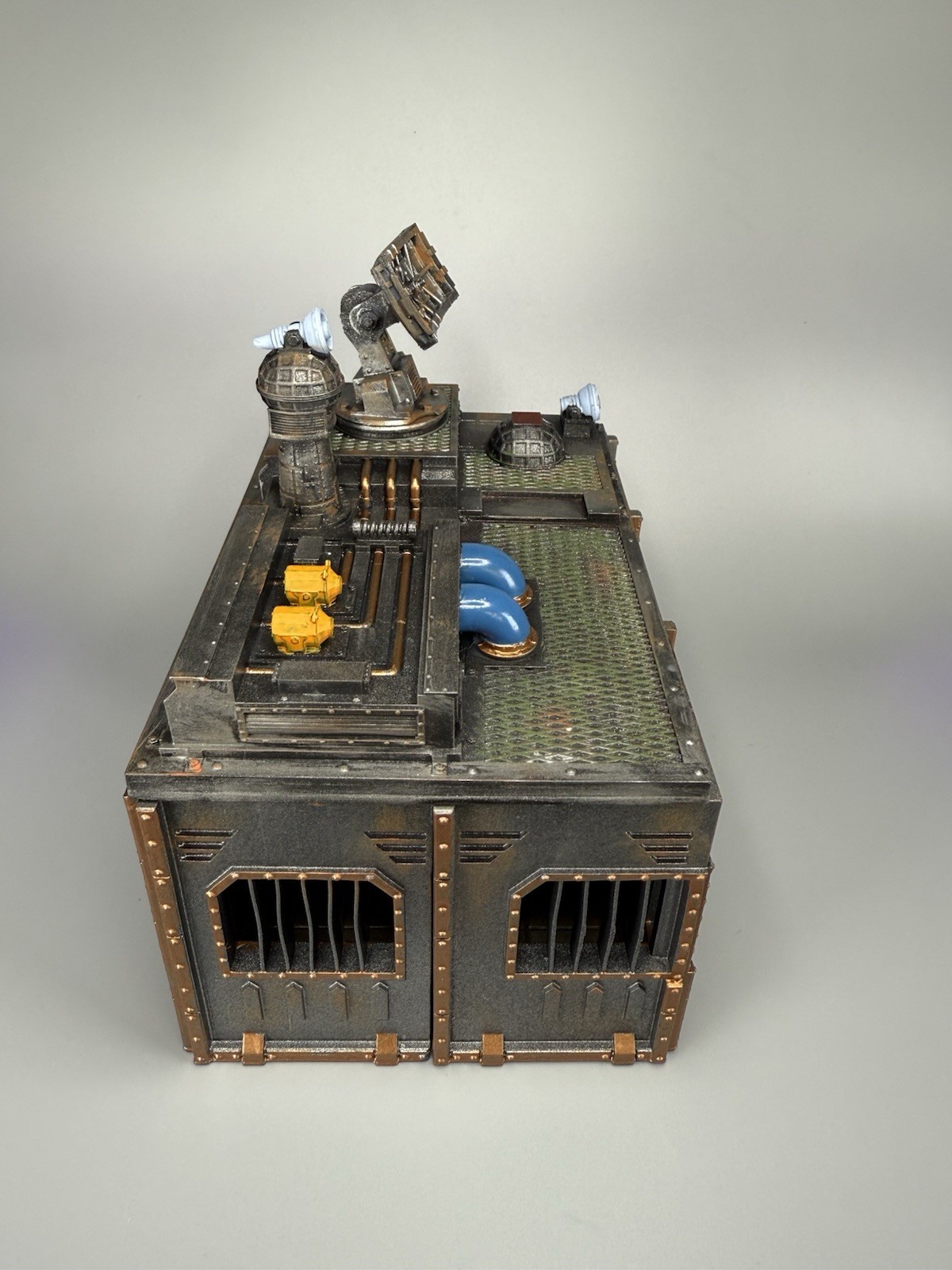 Painted Satellite Installation Station War hammer 40K Inspired Terrain Kill Team