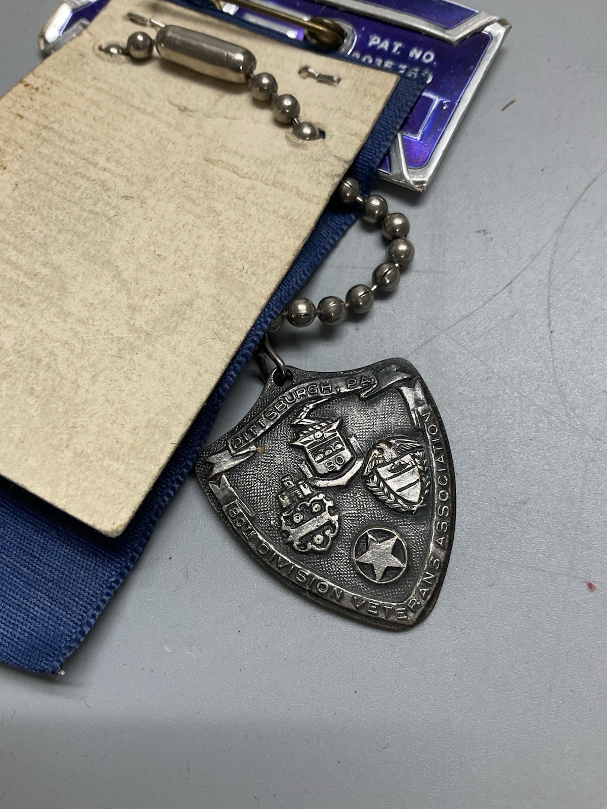 WW1 US 80th Division Blue Ridge Division Named p480