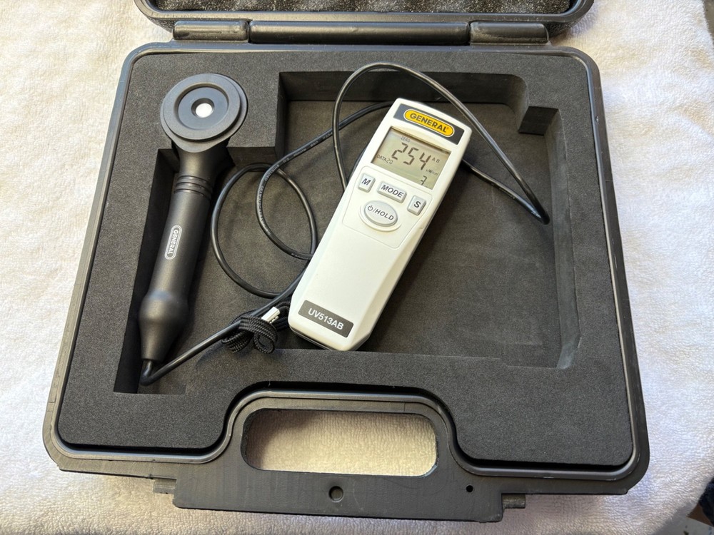 General UV AB UVAB 280-400 Digital Light Meter UV513AB Sensor Probe UVA/B,