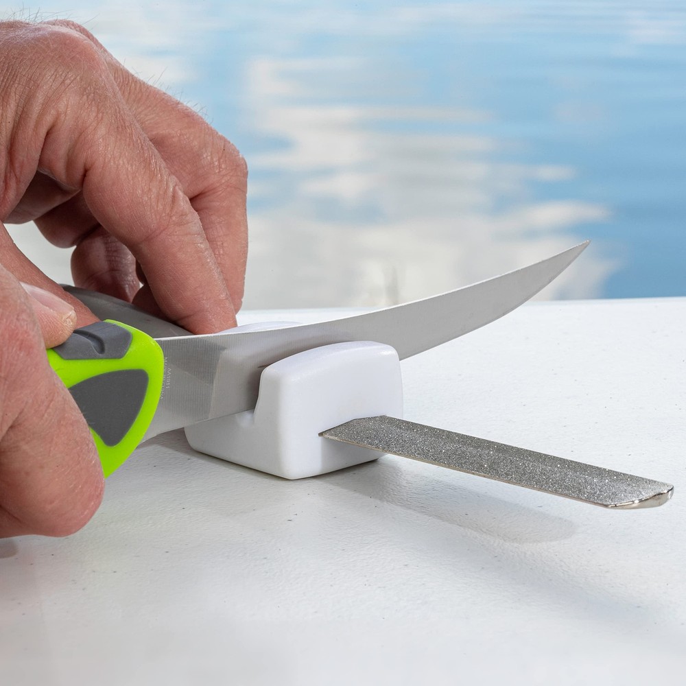 Smith's LAWAIA 50925 Diamond Hook and Knife Sharpener Gray