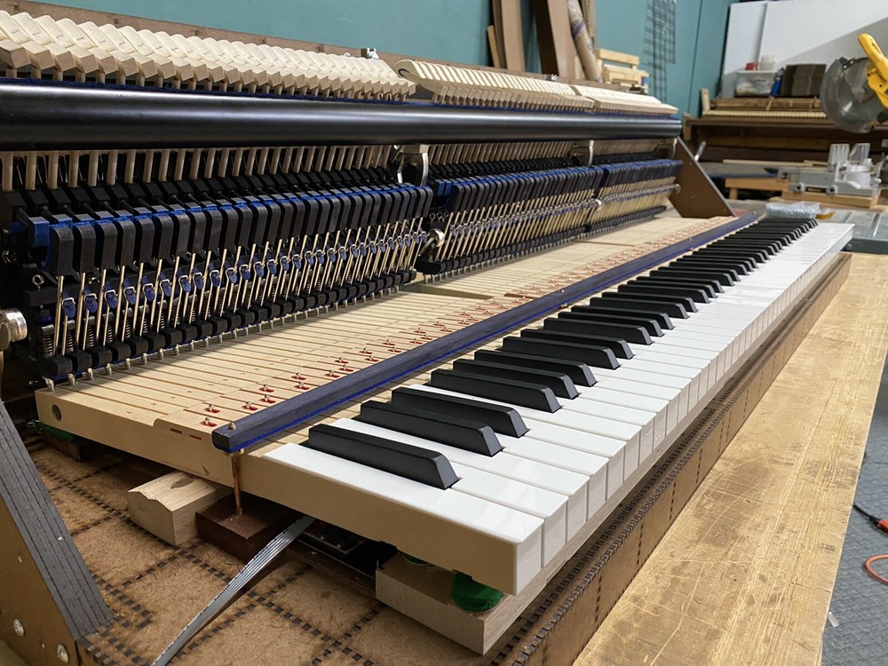 Custom MIDI Controller with Authentic Acoustic Studio Piano Action/Keys/Hammers