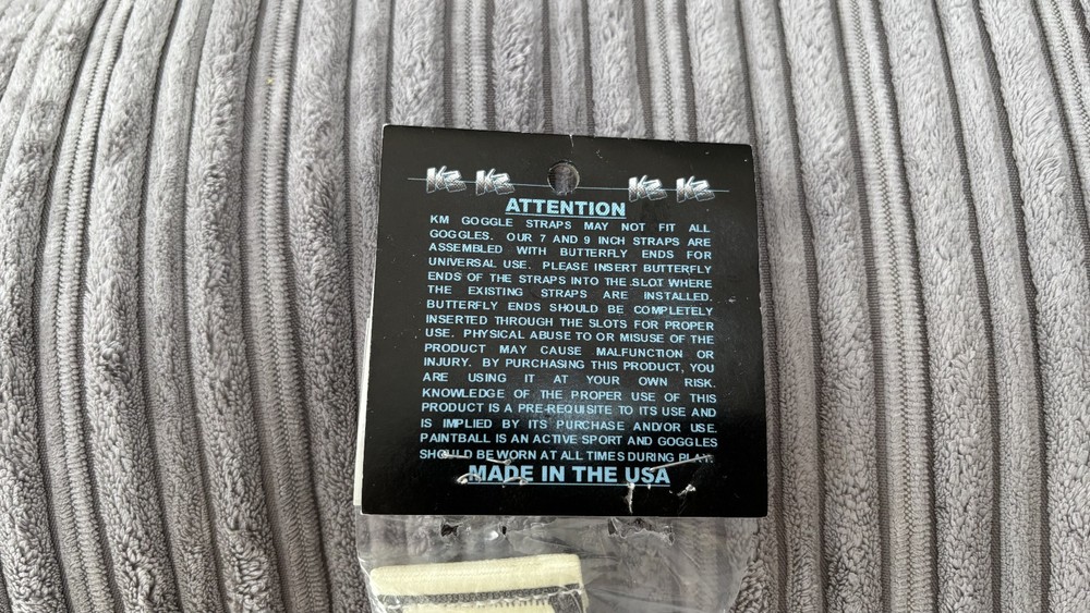 OG VINTAGE KM GOOGLE STRAP $100 bill Benjamin