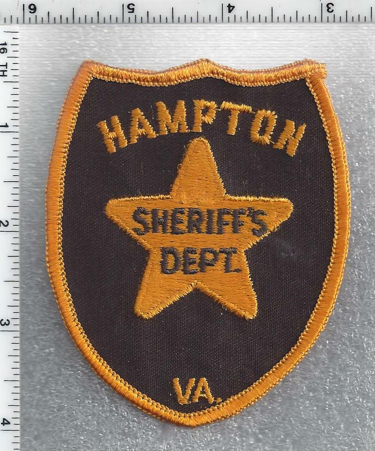 Hampton Sheriff's Office (Virginia) 1st Issue Shoulder Patch