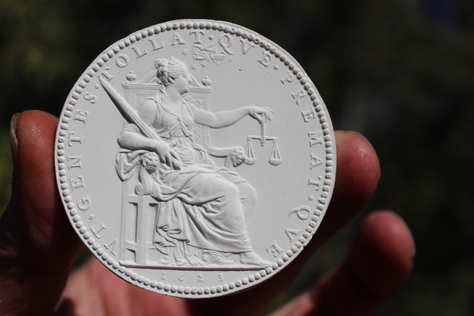 Art Medals Bronze Plaster CAST - SIGNED By Victor Brenner RARE - One Of A Kind!