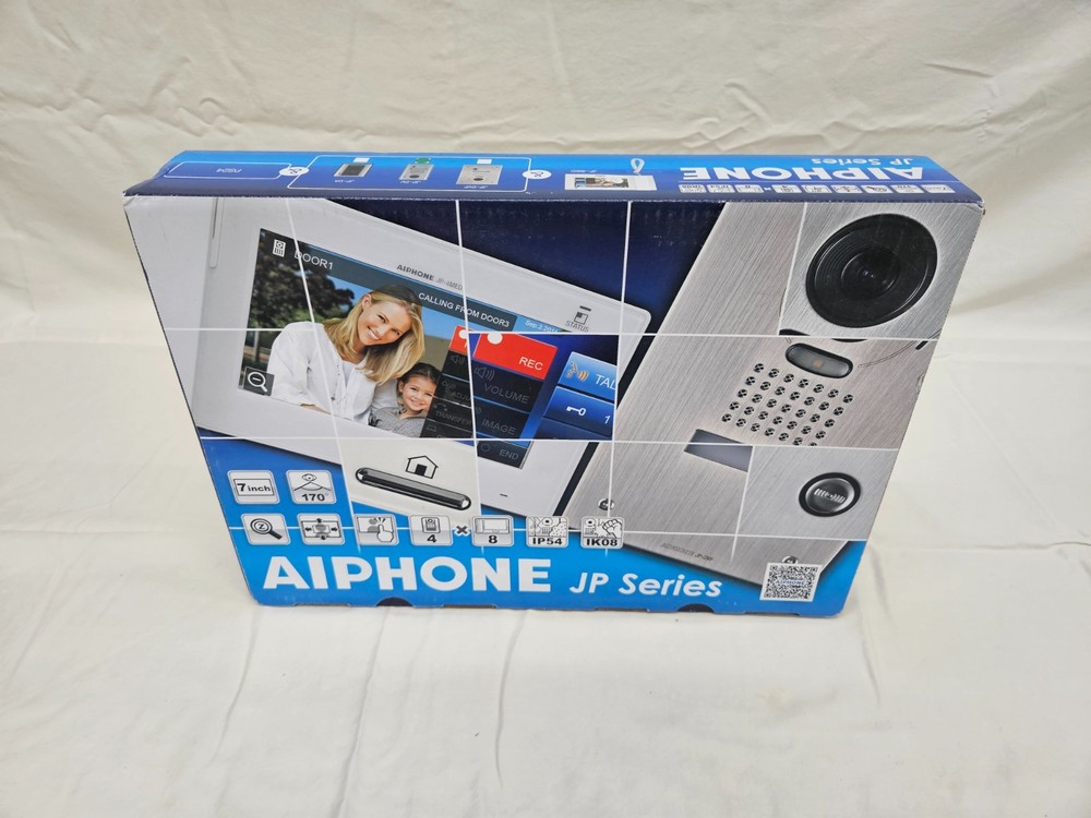 Aiphone JPS-4AEDV JP Series 7" Touchscreen Surface Video Intercom Set, 3-Piece,