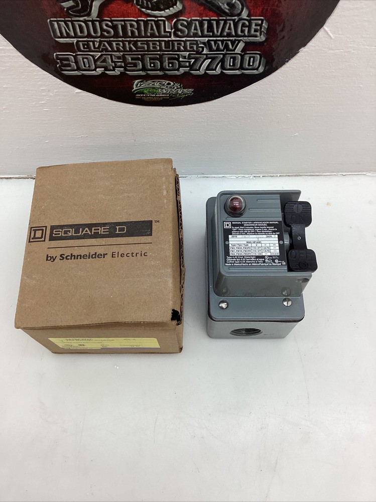 Square D 2510FW2P Ser. B Manual Starter NIB
