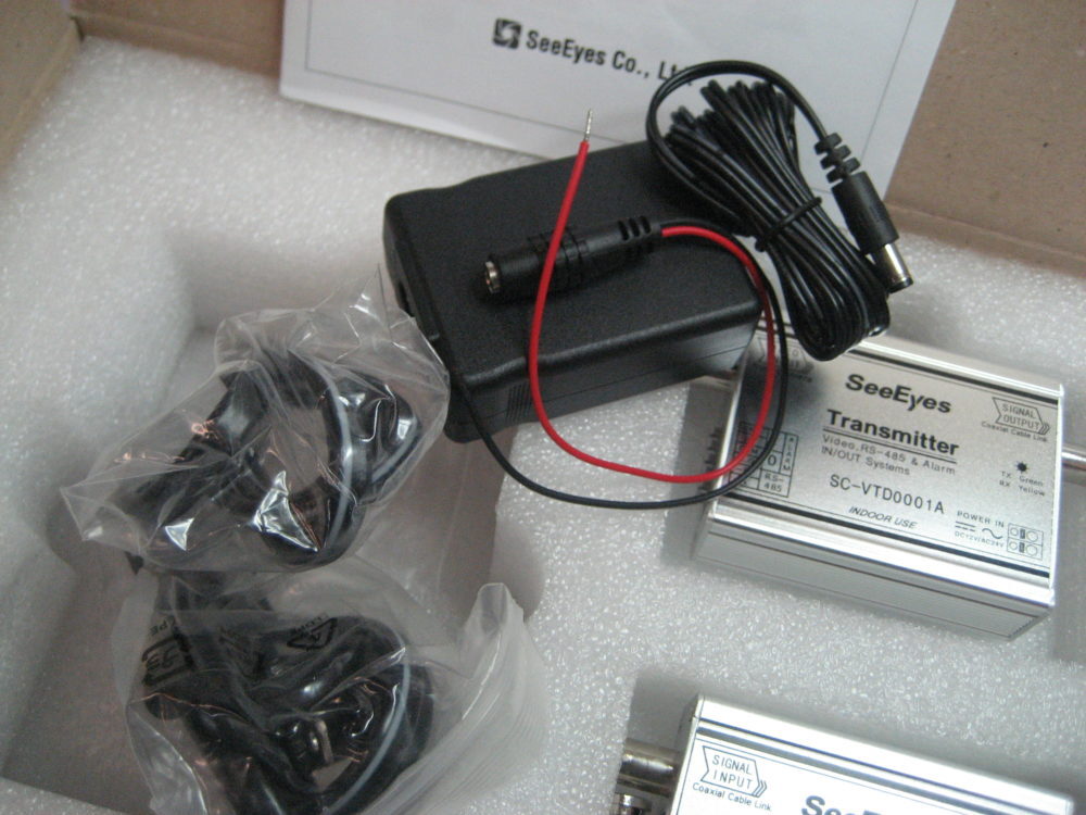 SeeEyes IRIS-DOC Data Over Coaxial Coax Tx / Rx Multiplexer Set