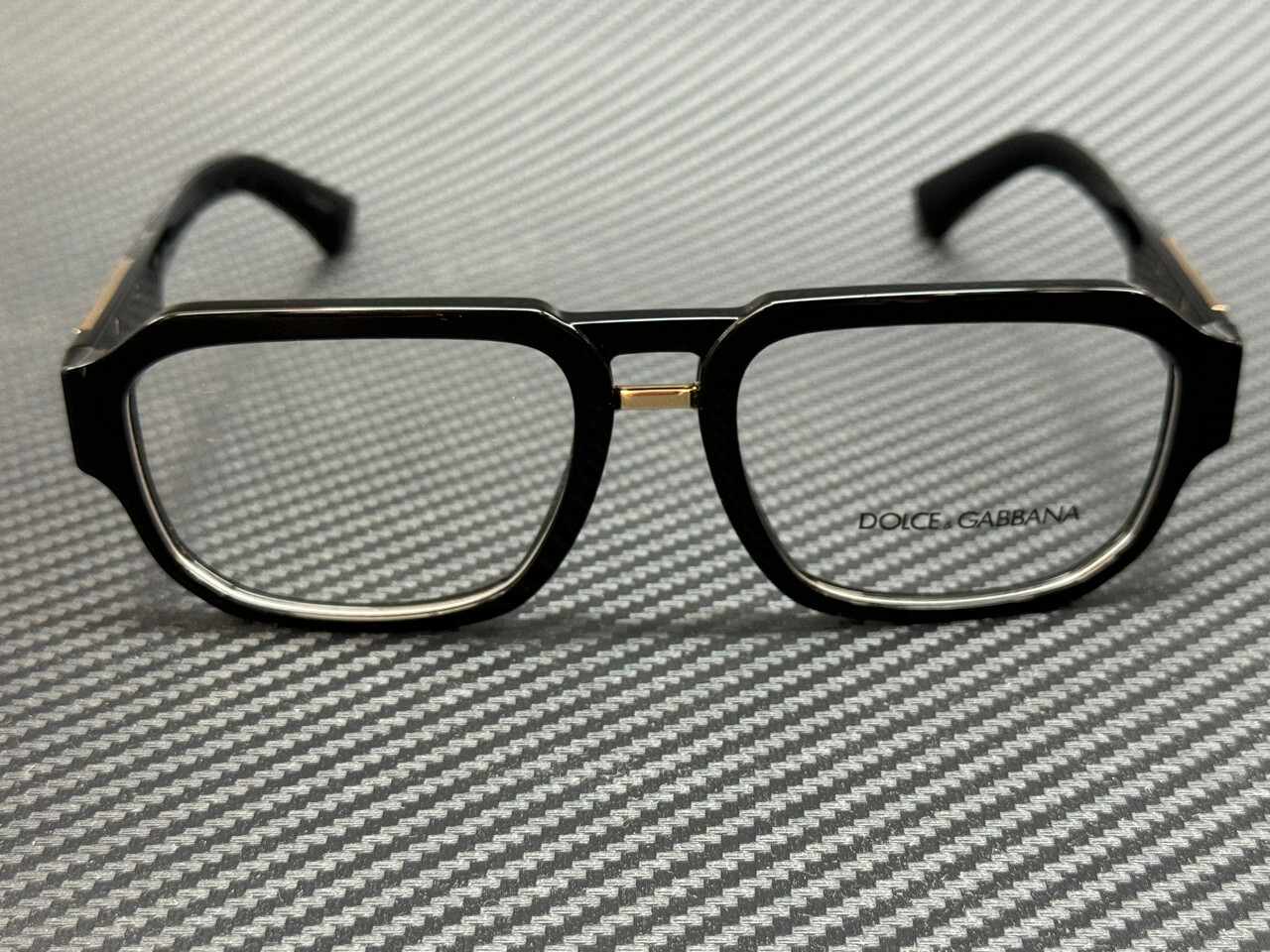 DOLCE & GABBANA DG3389 501 Black Men's 55 mm Eyeglasses