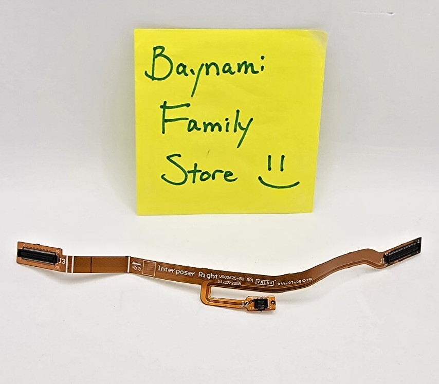 Valve Index RIGHT Controller Knuckle Interposer Ribbon Cable Tracking USB C PART