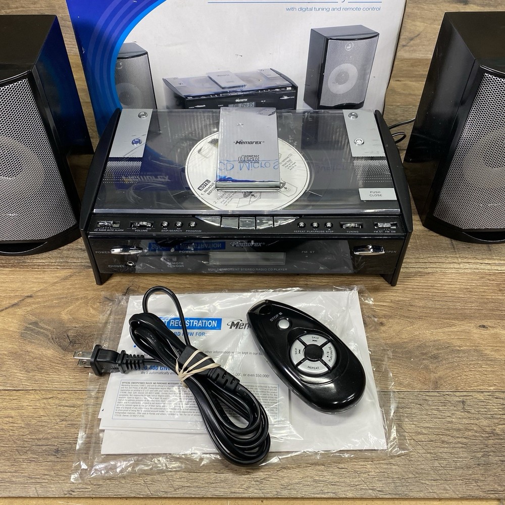 Memorex MX9790 Micro CD AM/FM Stereo System ** Read CD Error**