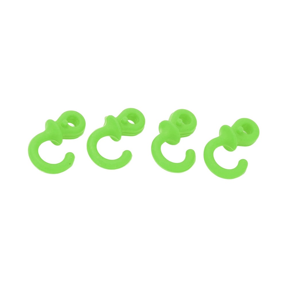 Green 4Pcs Archery Bow String Silencers Monkey Tail Compound Bow String WT