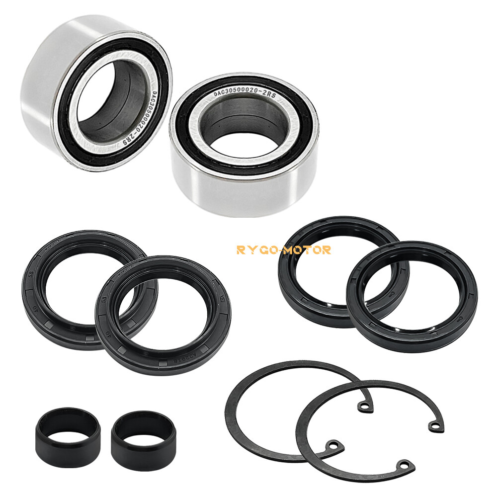 Front Wheel Bearing Seal Kit for Honda FourTrax 300 4x4 TRX300FW 300FW 1988-2000