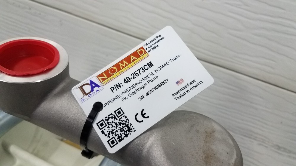 NOMAD 40-2673CM TRANS-FLO DIAPHRAGM PUMP NIB