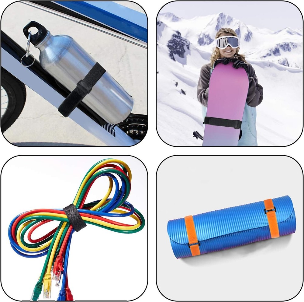 Reusable Bike Wheel Strap Adjustable Stabilizer Straps Rack Strap