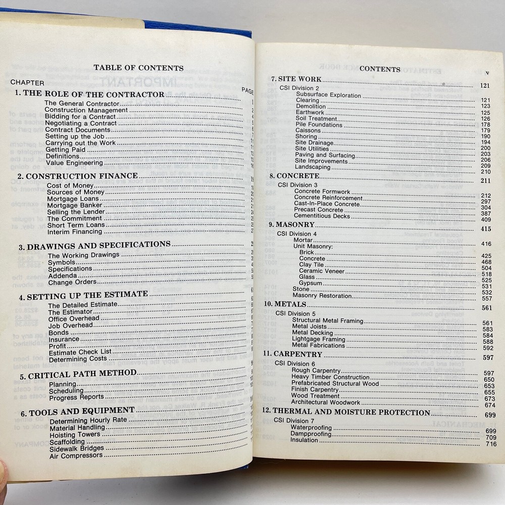 Walker’s Building Estimator’s Reference Book 21st Edition