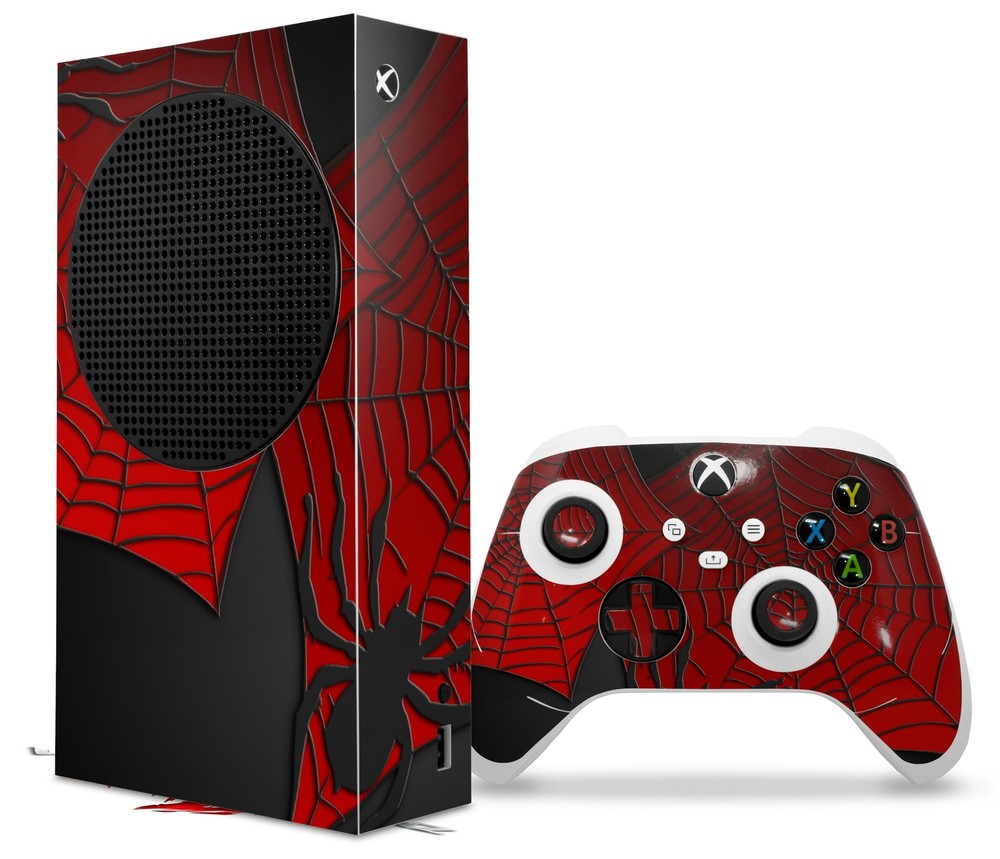 Skins XBOX Series S Console Controller Spider Web