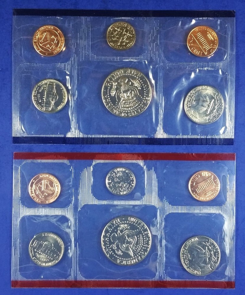 1987 U. S. Mint Set, 10 Coins, Uncirculated (018)
