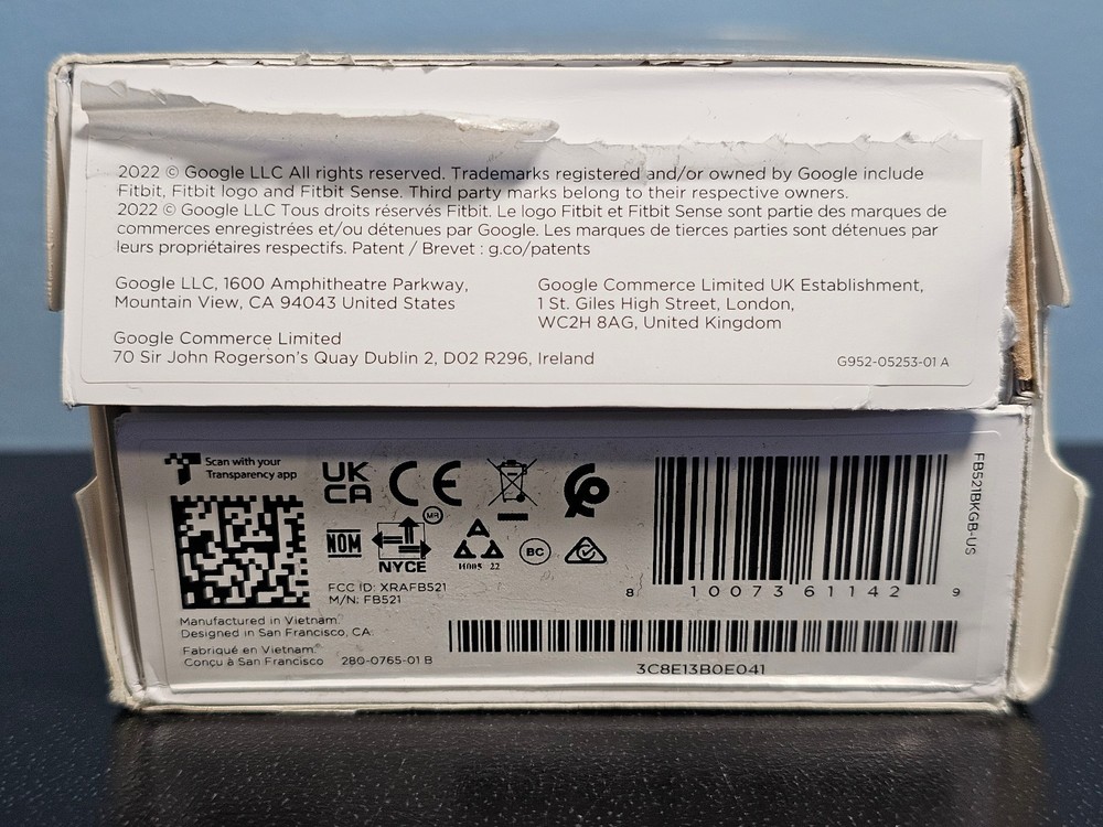 Fitbit Sense 2 Smartwatch Activity Tracker - Shadow Grey/Graphite Aluminum LARGE