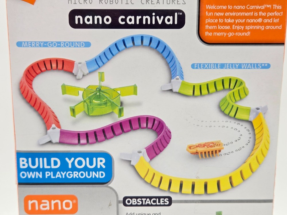 Hexbug Nano Micro Robotic Creatures Playground Merry Go Round Set New
