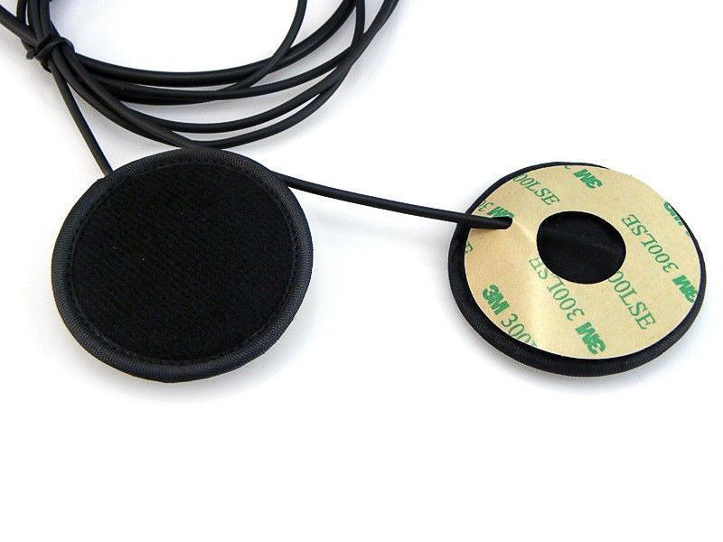 2 PIN Full Face Helmet Motorcycle Race Headset For Baofeng Kenwood Walkie Talkie