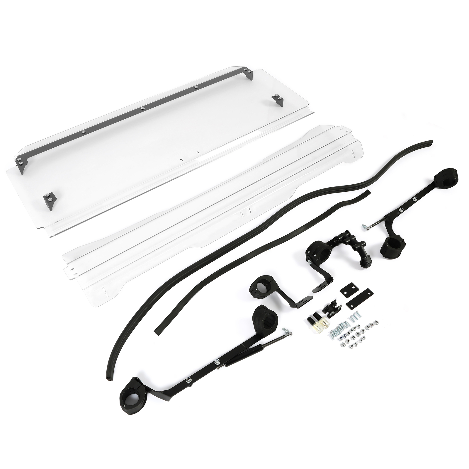 For Honda Pioneer 1000 / 1000-5 Clear Scratch Resistant Flip Windshield 2016-24