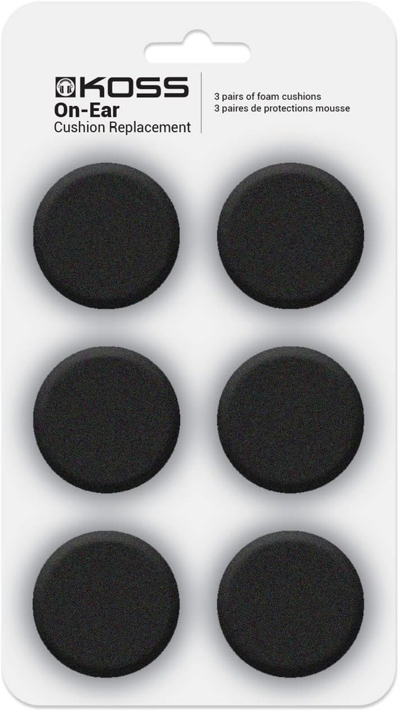 Koss Portable Replacement Cushions,Black Black
