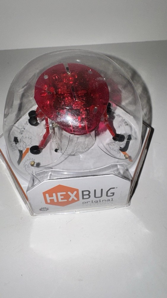 HexBug Red Pink Beetle Robotic Micropet Robot Hex Bug 401-1150