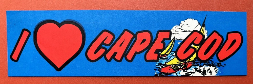 Vintage 80’s I Heart Cape Cod Sticker