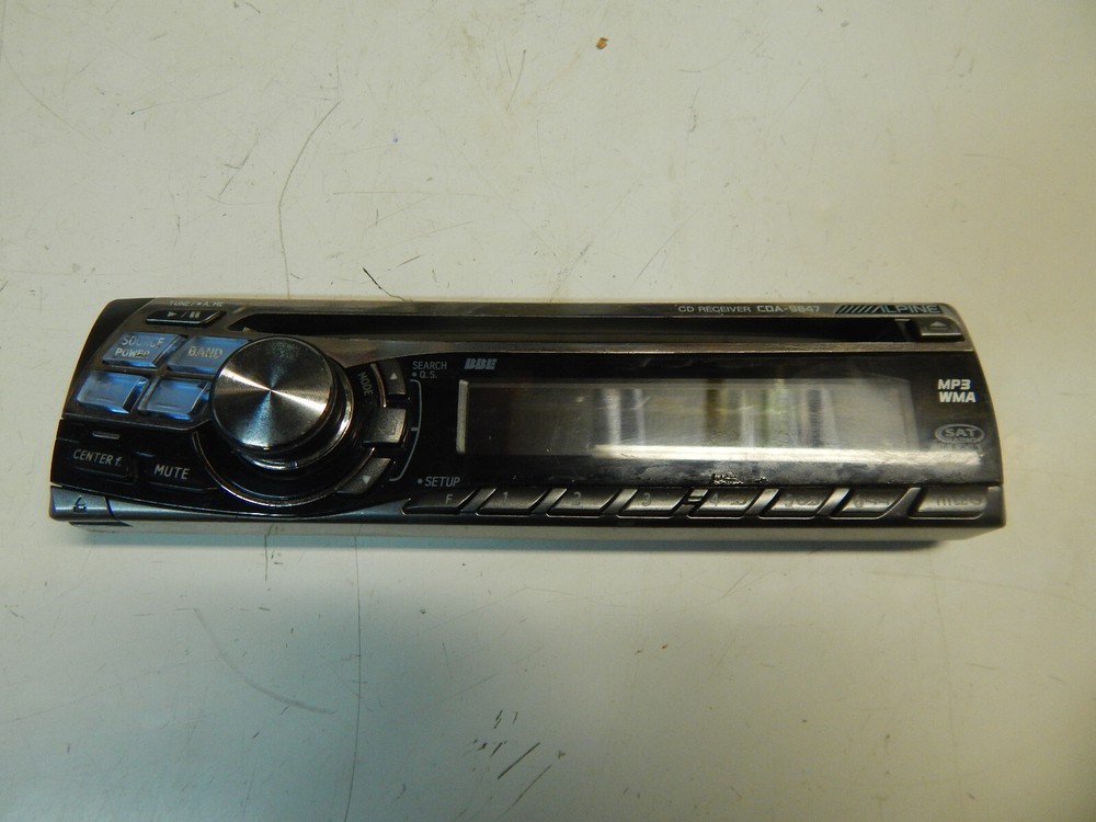 Alpine CDA-9847 Face plate only