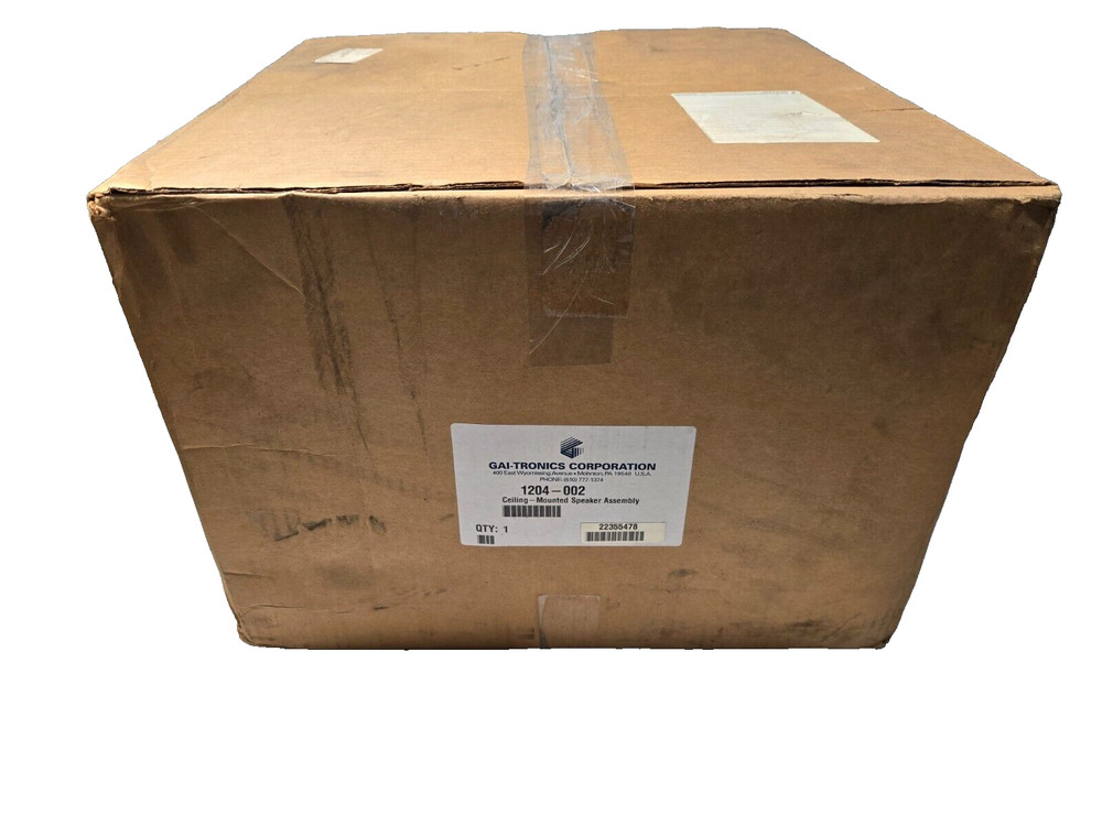 Gai-tronics 1204-002 Ceiling Mounted Speaker Assembly  New