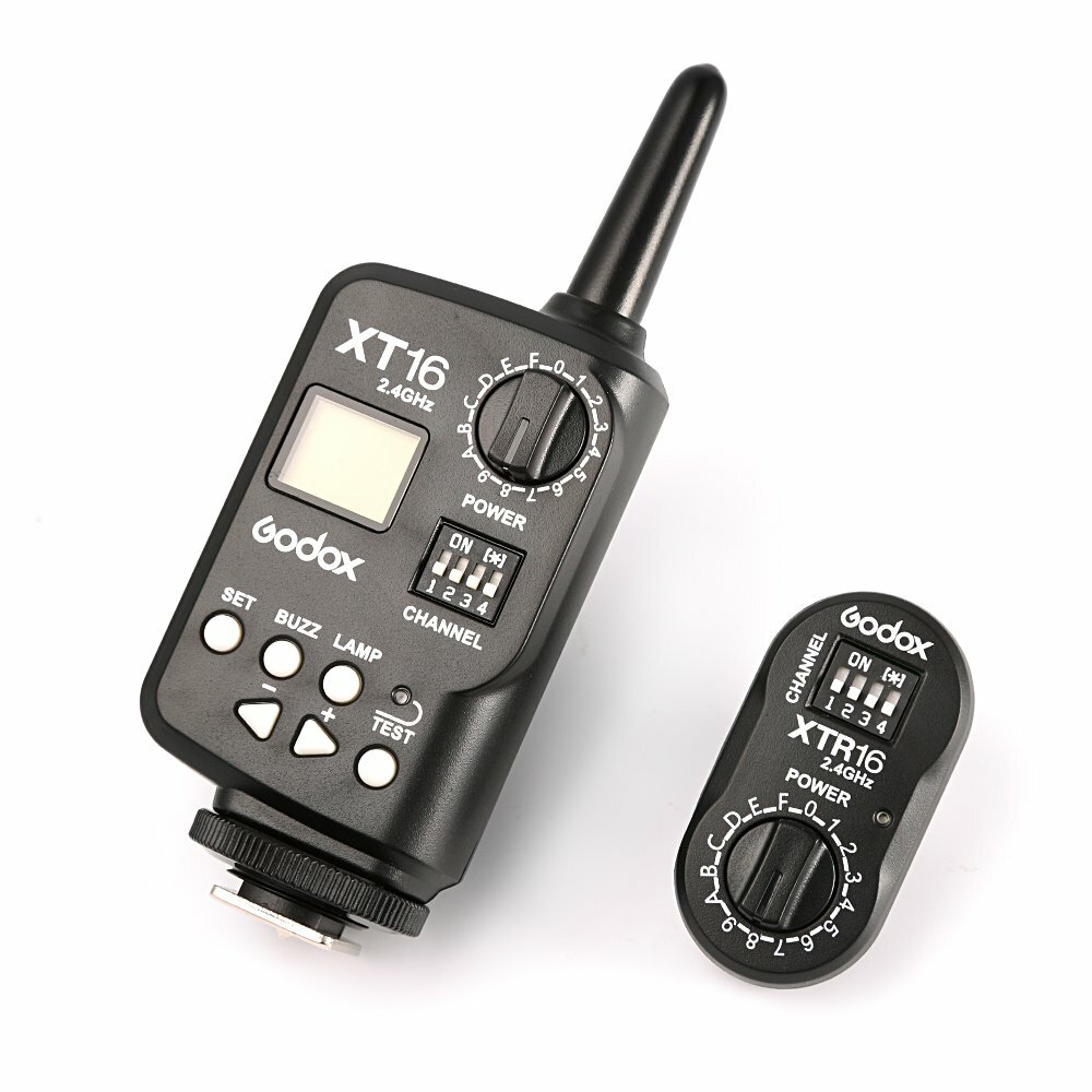 US Godox XT-16 Wireless 2.4G Power Controller Flash Trigger Set f Studio Flashes