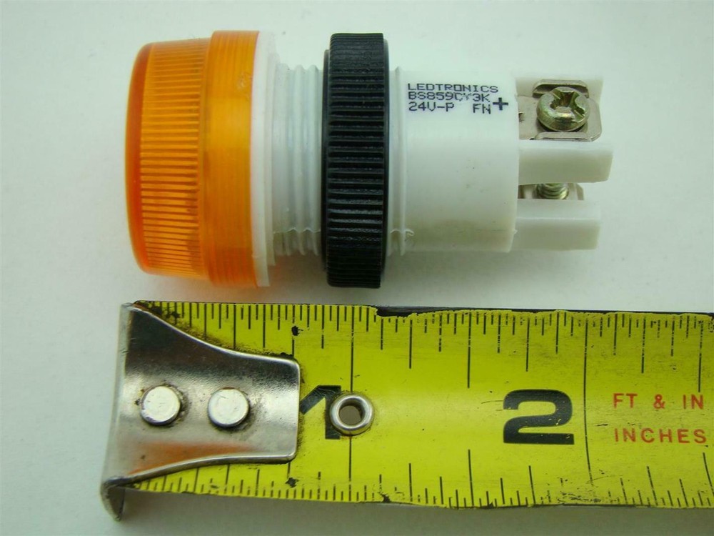 Ledtronics BS859CY3K 24V Amber Light