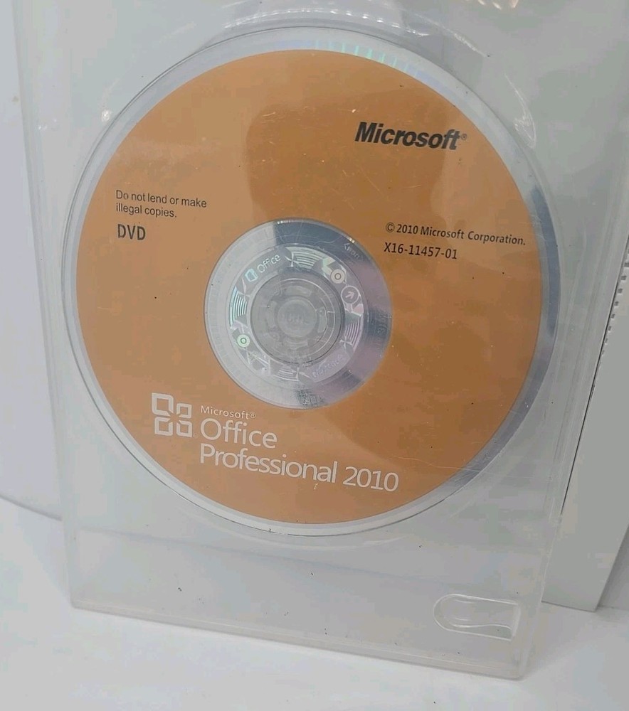 Pre-Owned Microsoft Office Professional 2010 Software for Windows w/ Product Key