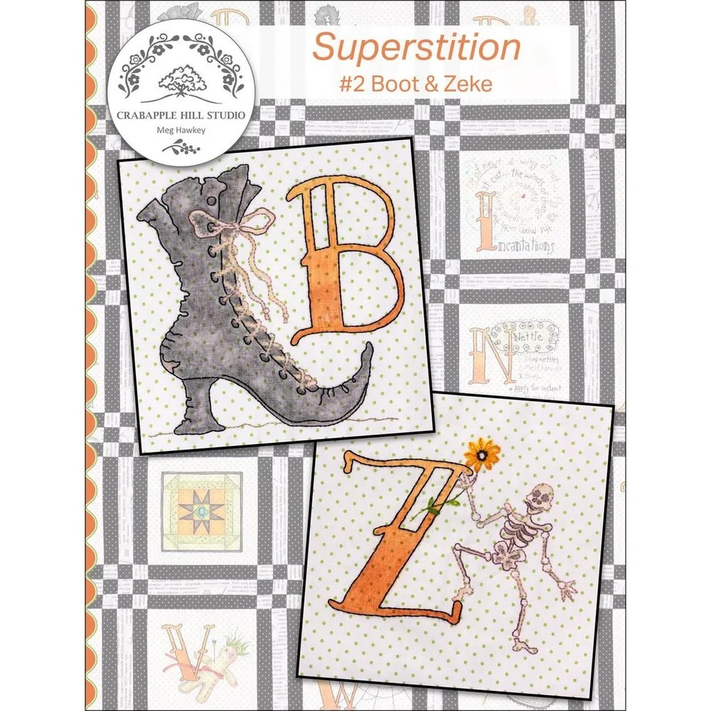 Crabapple Hill Pattern SUPERSTITION 6 PATTERNS (1,2,7,9,10 & 11) Pre-owned OOP