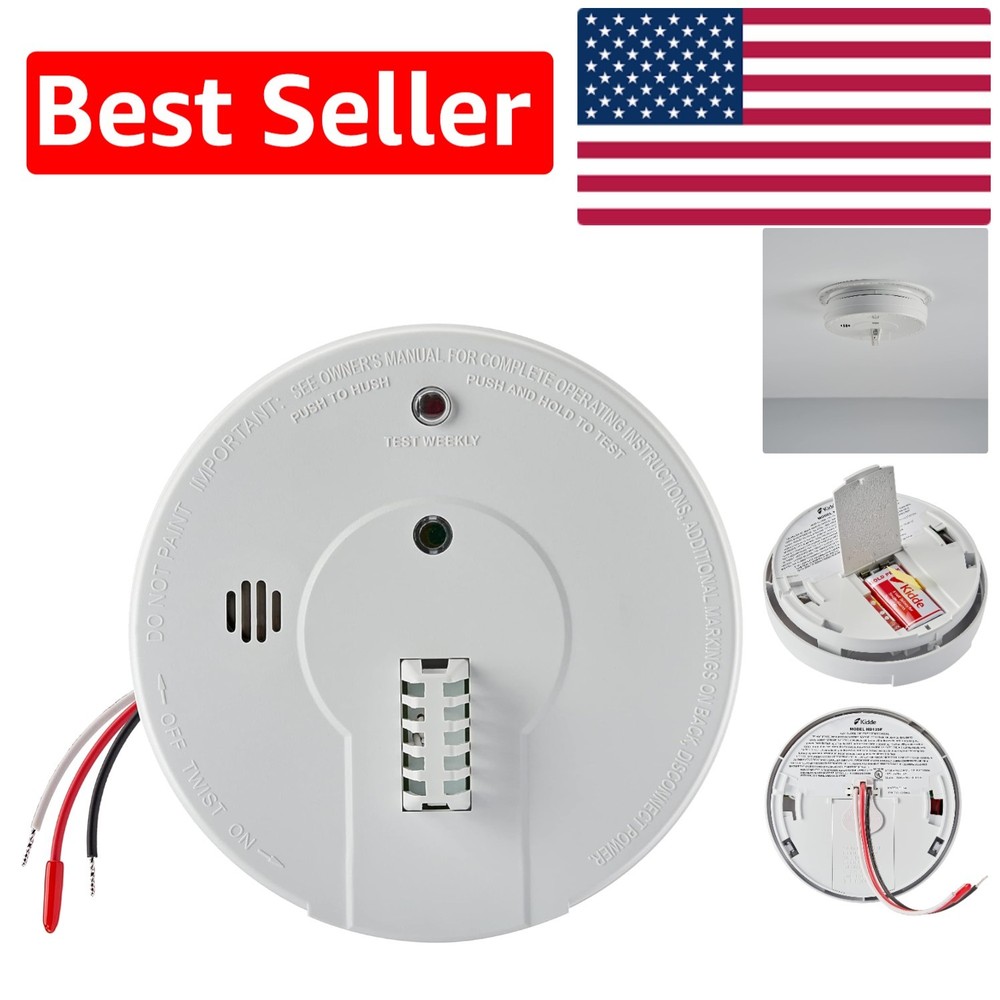Interconnectable Heat Detector with Battery Backup - 24 Device Compatibility