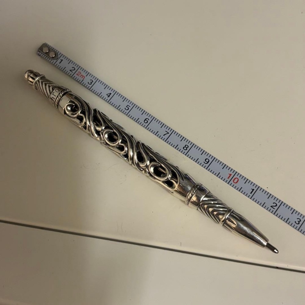 Luxury 925 silver ballpoint pen