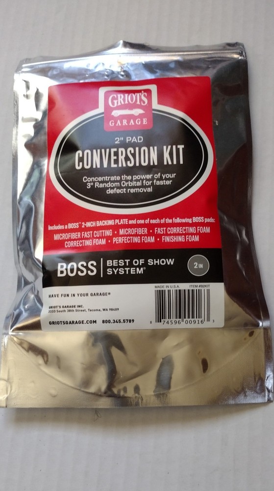 Griot's Garage 2" Pad Conversion Kit