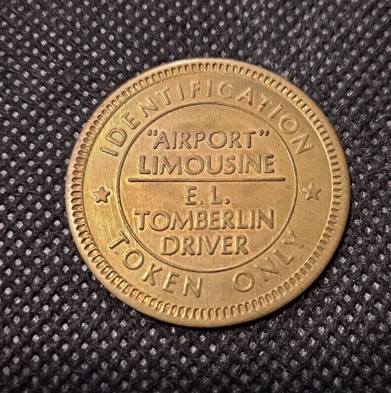 AIRPORT LIMOUSINE TOKEN! e5495UXX
