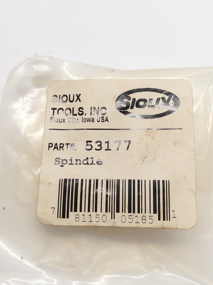 SIOUX TOOLS SPINDLE 1/4" HEX ASSY. 53177 (NEW)