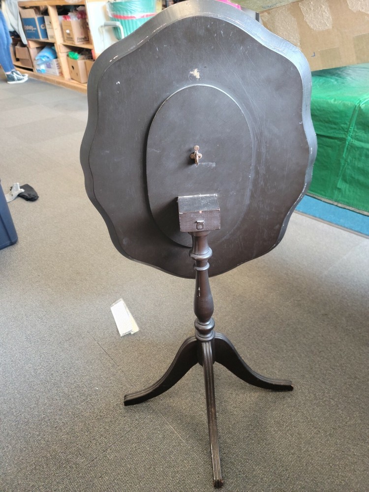Vintage Tilt Top Side Table Replica 24" tall