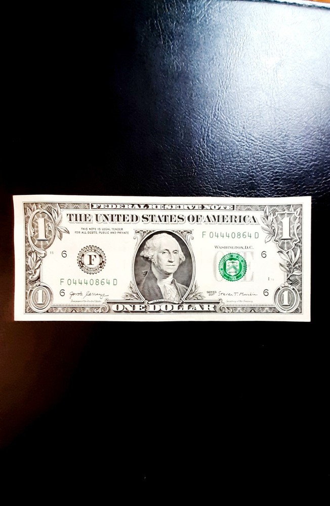 $1 Fancy serial number note 04440 865
