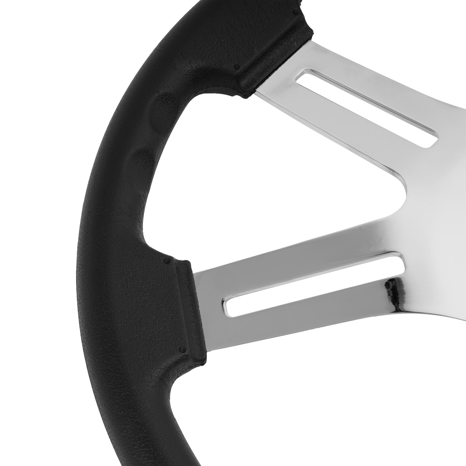 4 Spoke Steering Wheel 18" Black For Freightliner/ Kenworth/ Peterbilt/ Volvo