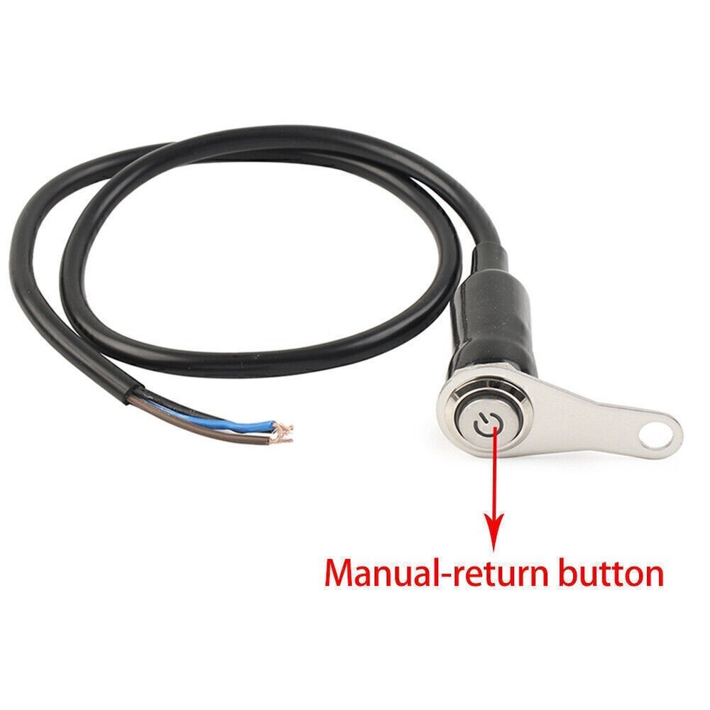 ON/OFF Handlebar Mount Push Button 12V Headlight Fog Light LED