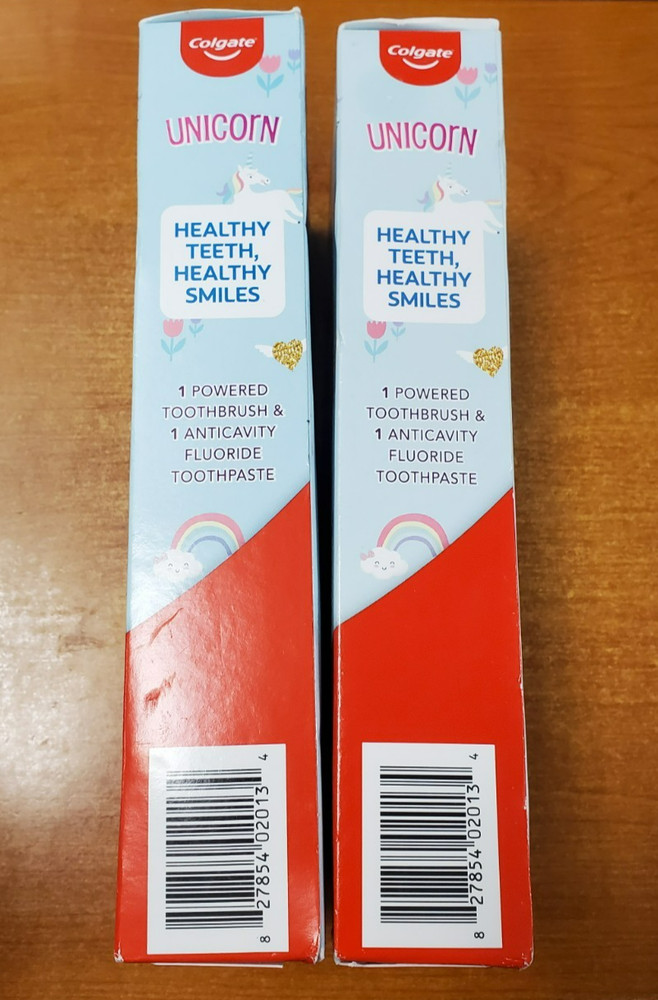 2 Sets: Colgate Unicorn Set Electric Toothbrush/Toothpaste Exp. 6/30/26 - E5D