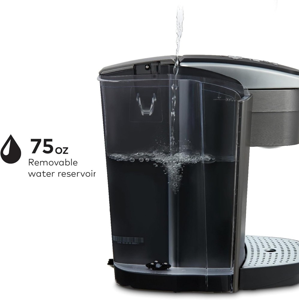 Versatile K-Elite Single Serve K-Cup Coffee Maker - Customizable Brew Experience