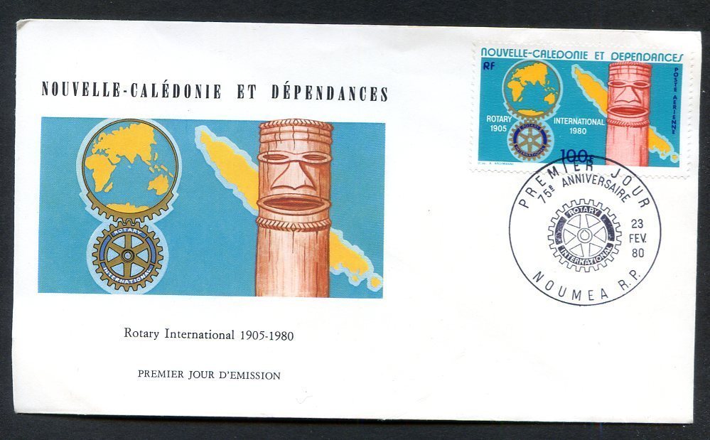 ROTARY NEW CALEDONIE 1980 FDC