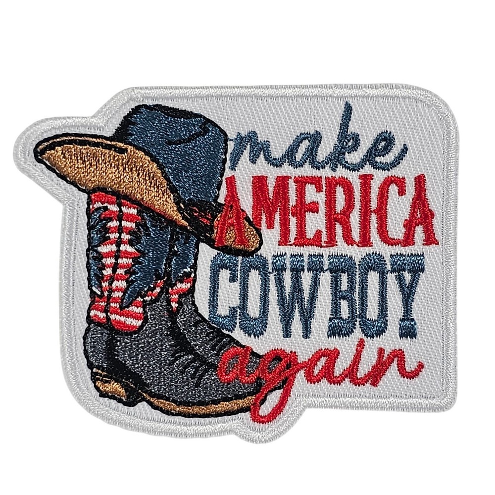 Make America Cowboy Again - Embroidered Patch