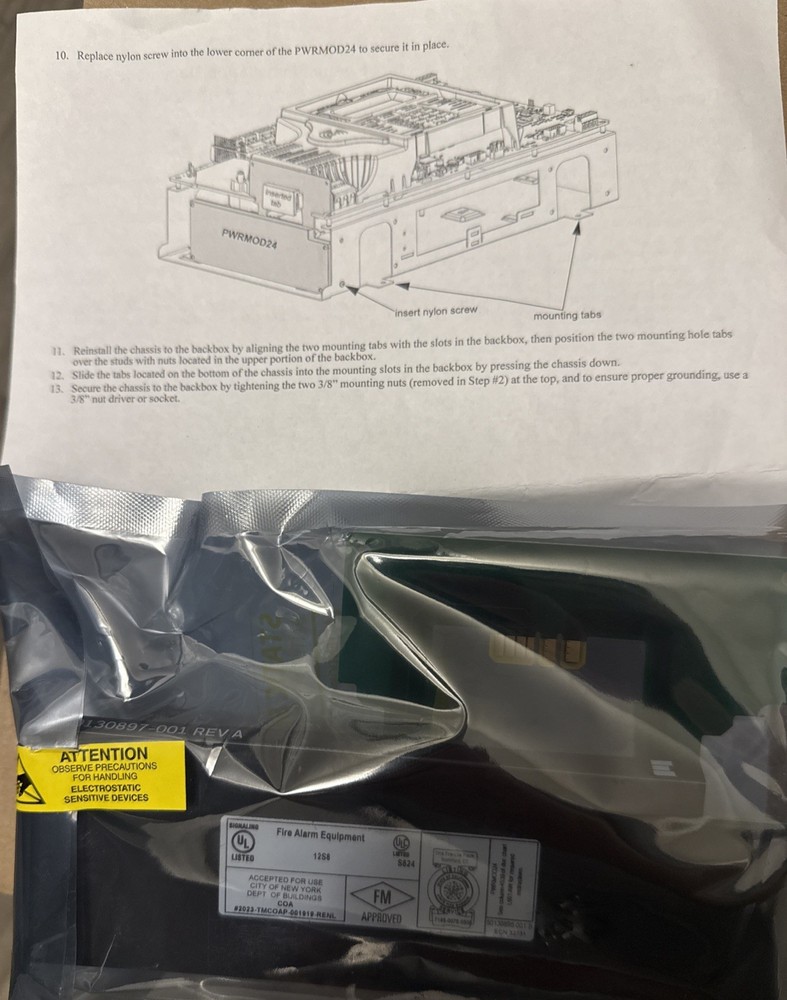 Fire-Lite PWRMOD24 - (FACTORY SEALED)