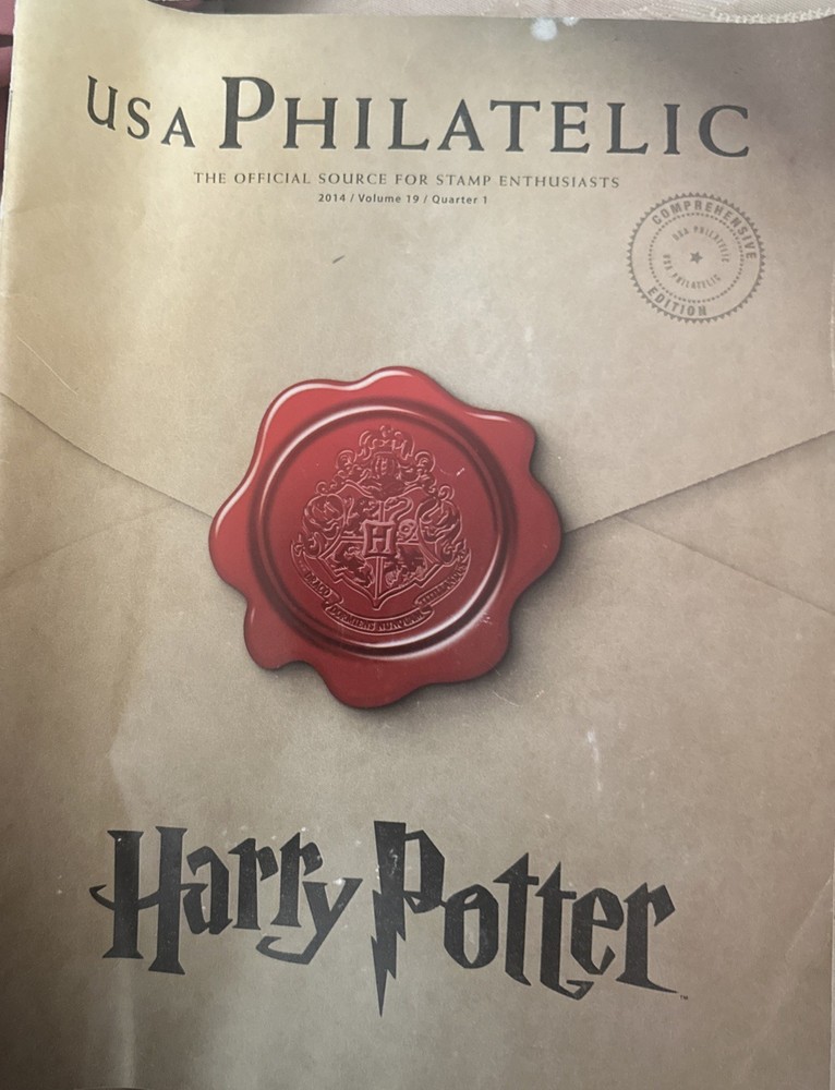 Harry Potter USA Philatelic Magazine 2014 Vol. 19, Quarter 1  Stamp Enthusiast